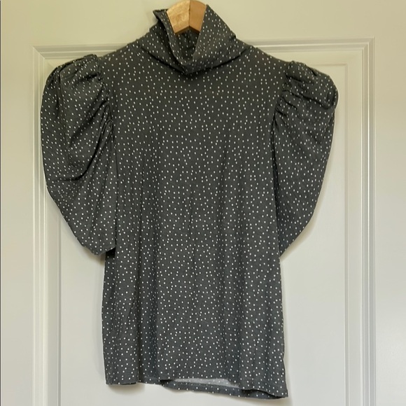 Nation LTD - Dawn Femme Turtleneck in Polka Dot XS - Picture 2 of 6
